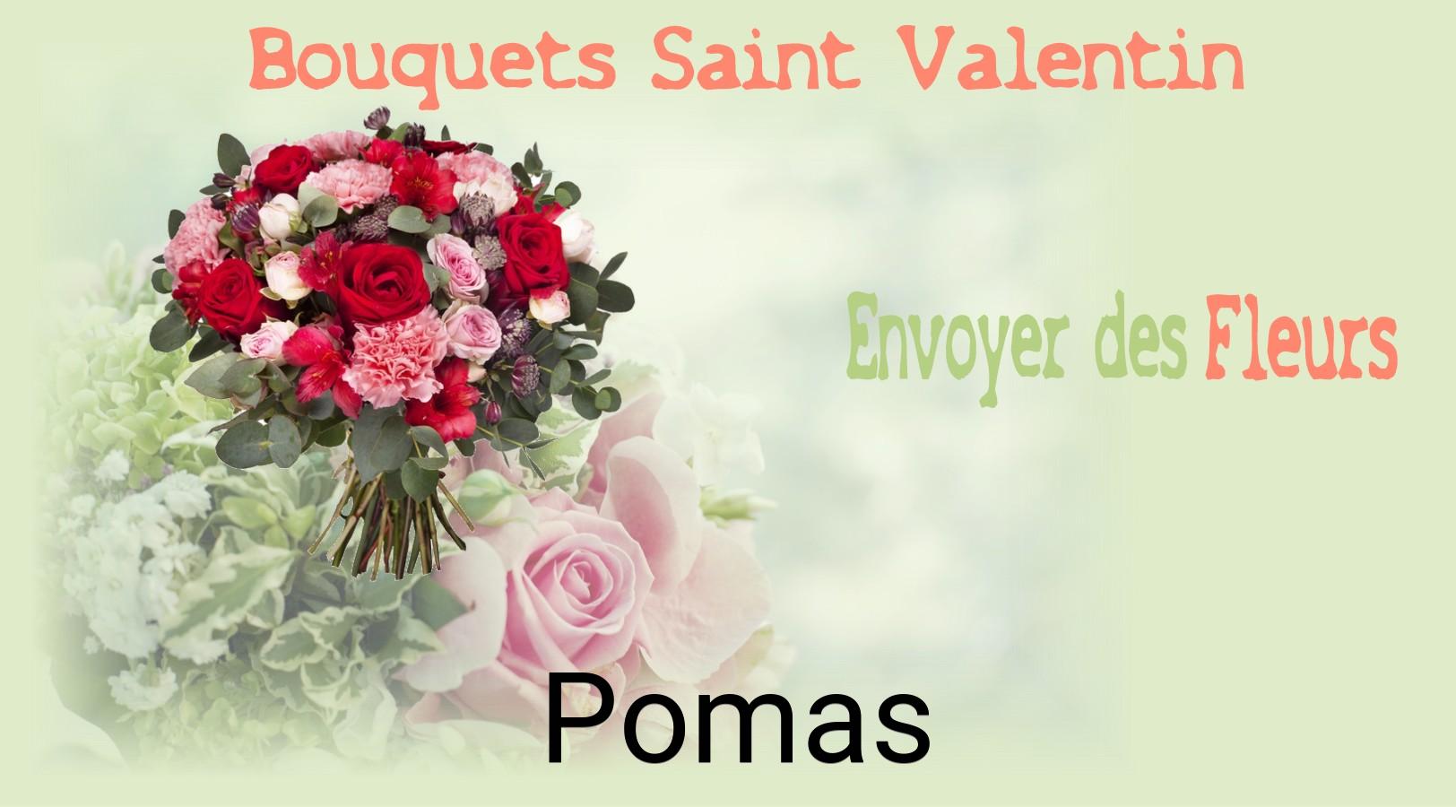 Roses de Saint-Valentin livrées à Pomas